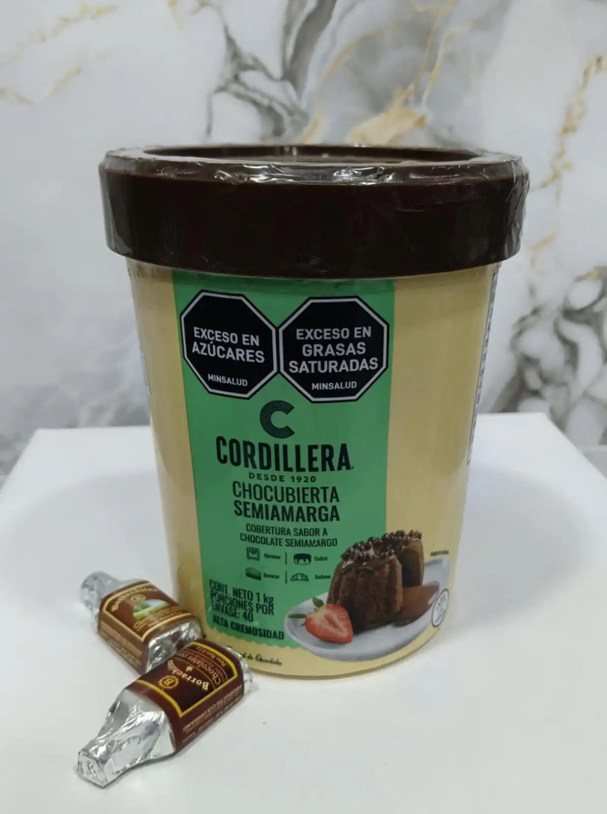 COBERTURA DE CHOCOLATE SEMIAMARGO 1000G