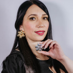 ARETES FLOR GRANDE COVER GOLD