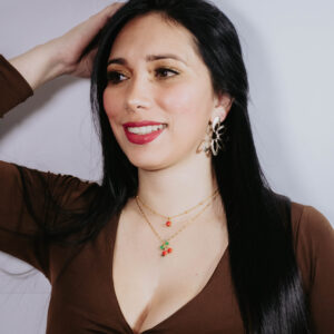 CADENA CHARMS CERECITA TROPICAL