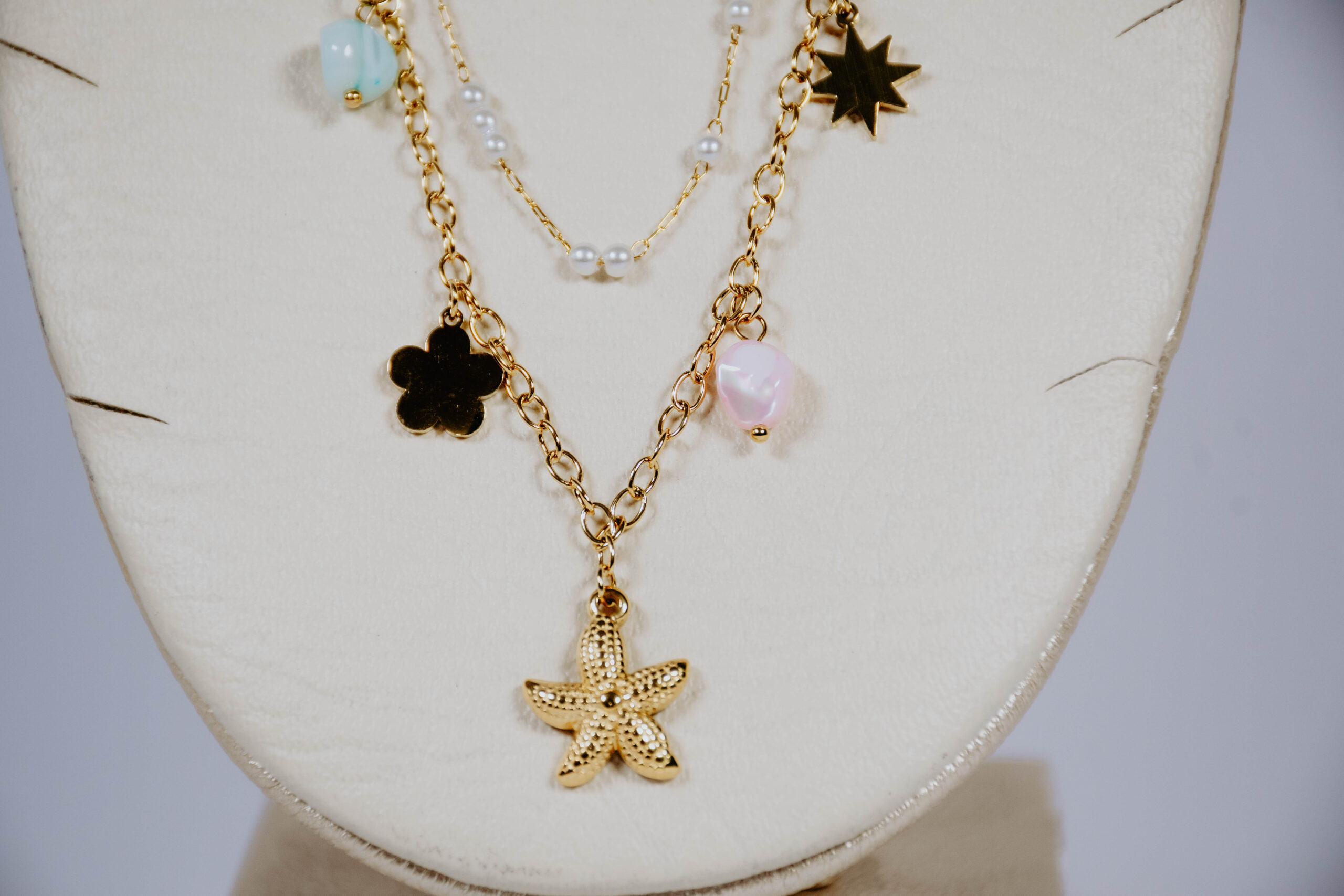 CADENA CHARMS HIBISCOS - Imagen 4