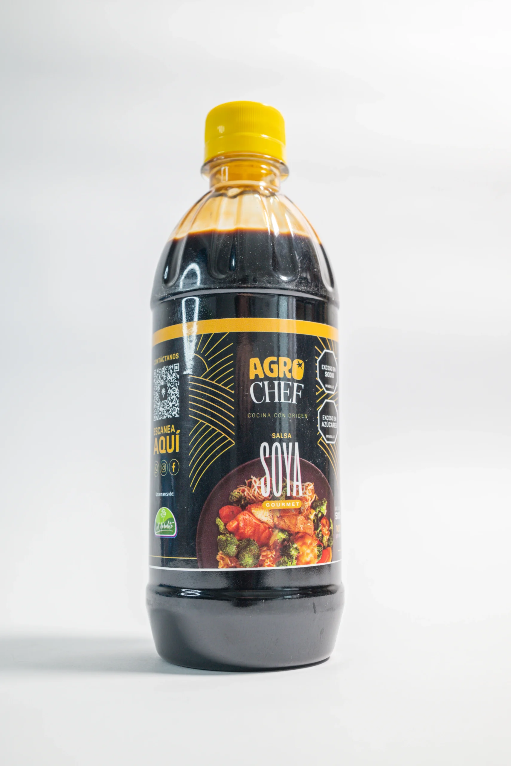 SALSA DE SOYA AGRO CHEF 500ML - Imagen 4