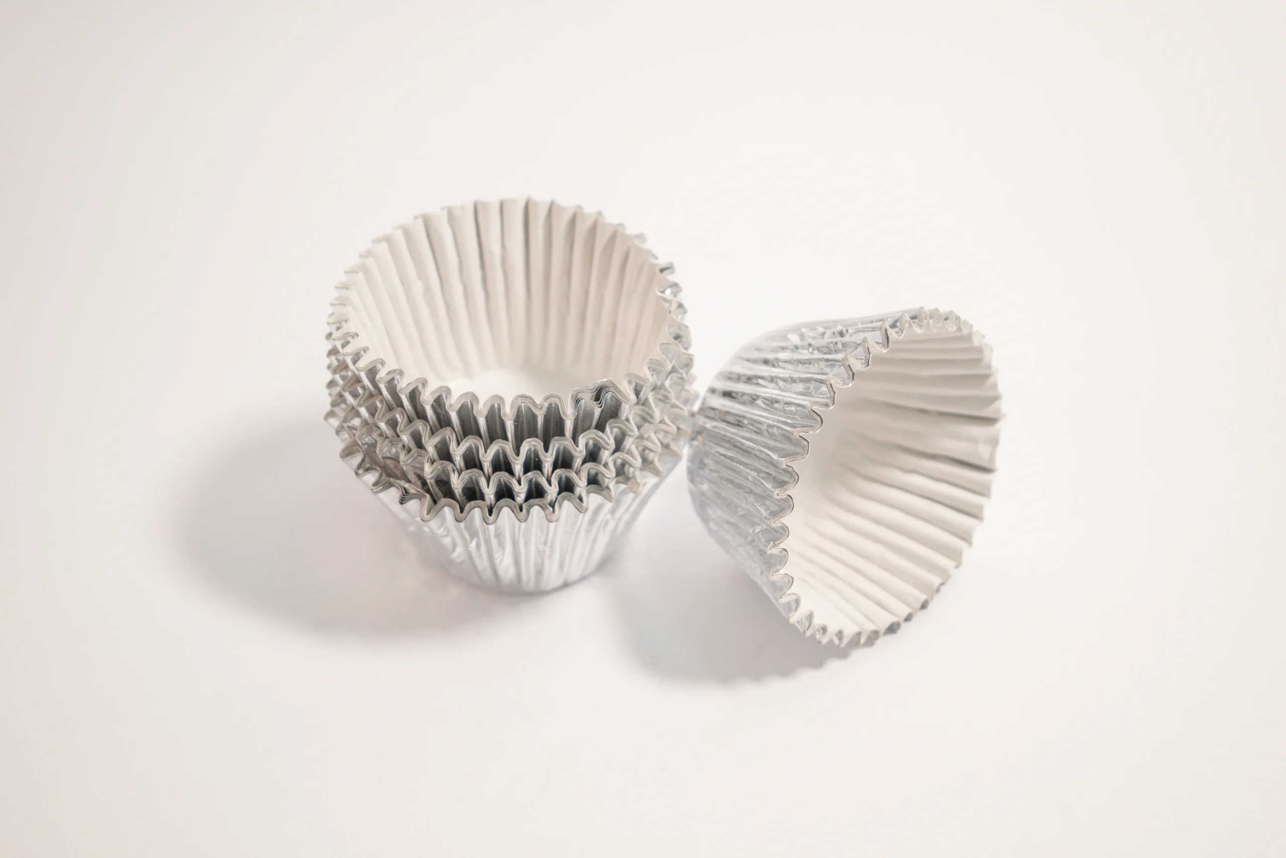 CAPACILLOS METALICOS PLATEADO *10U O 50U