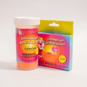 COLORANTE LACA ARTIFICIAL EN POLVO COLOR NARANJA *25G COLORISA