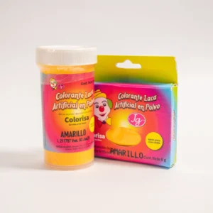COLORANTE LACA ARTIFICIAL EN POLVO COLOR AMARILLO *25G COLORISA