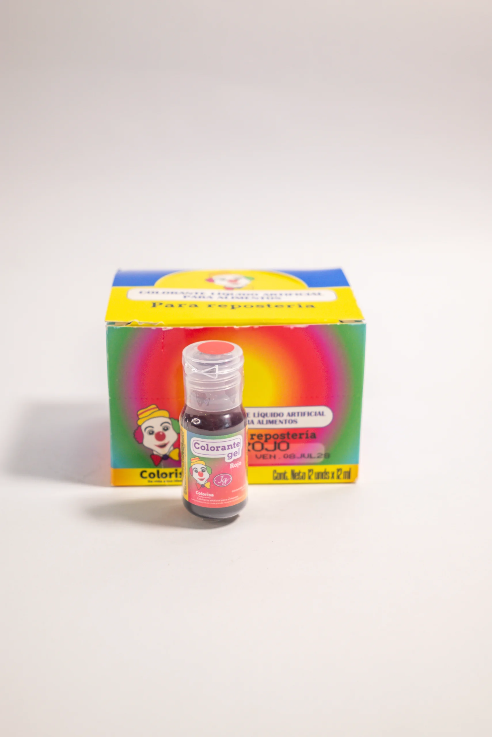 CAJA COLORANTE LIQUIDO EN GEL COLORISA *12U - 12ML