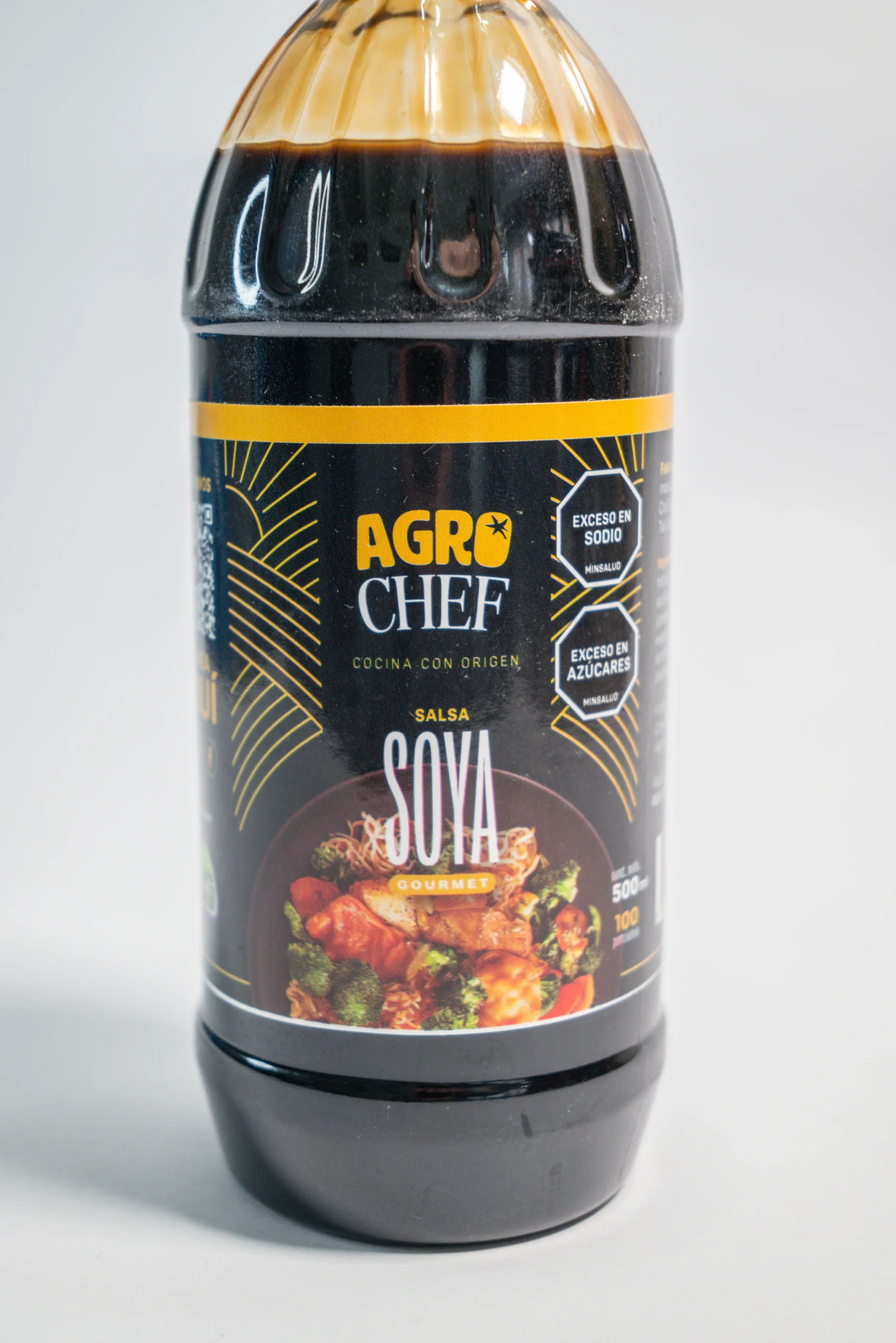 SALSA DE SOYA AGRO CHEF 500ML - Imagen 2