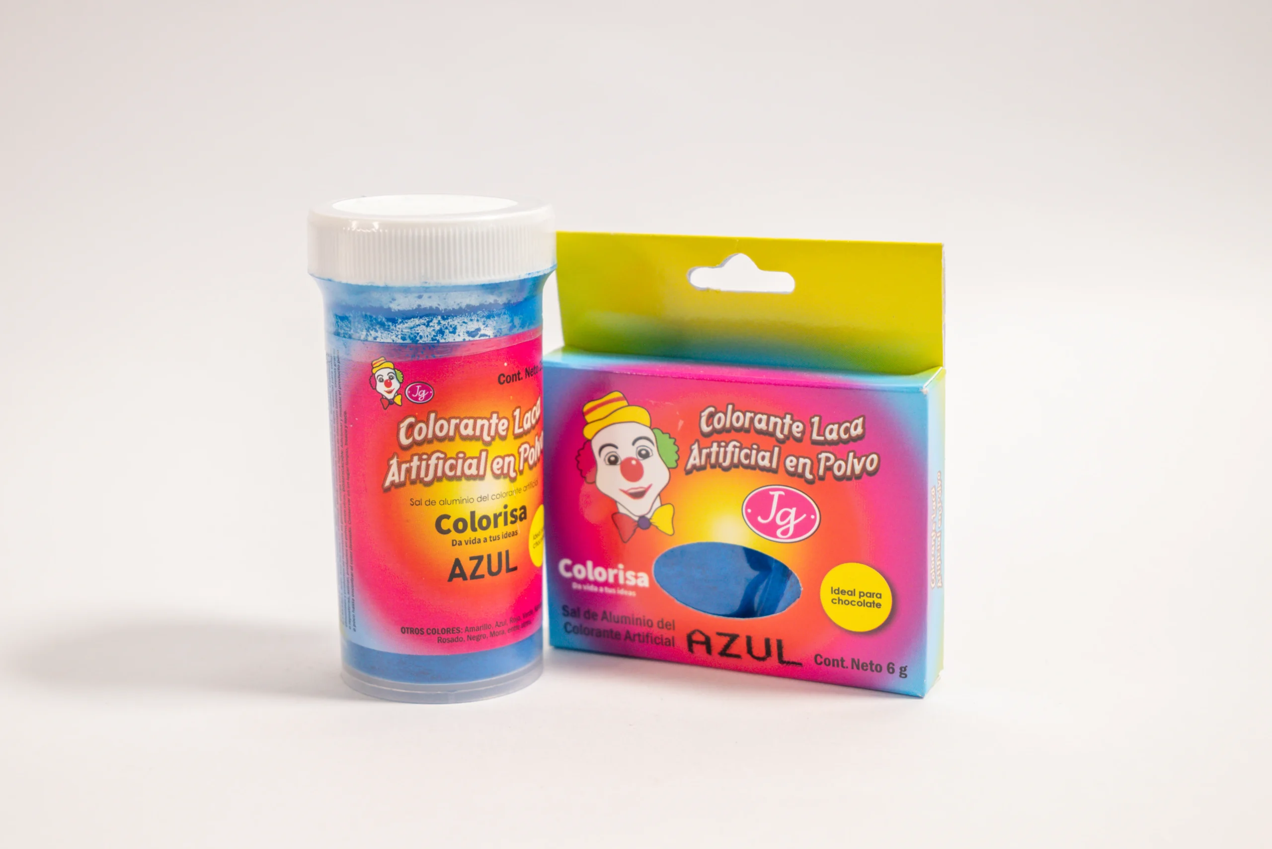 COLORANTE LACA ARTIFICIAL EN POLVO COLOR AZUL *25G COLORISA