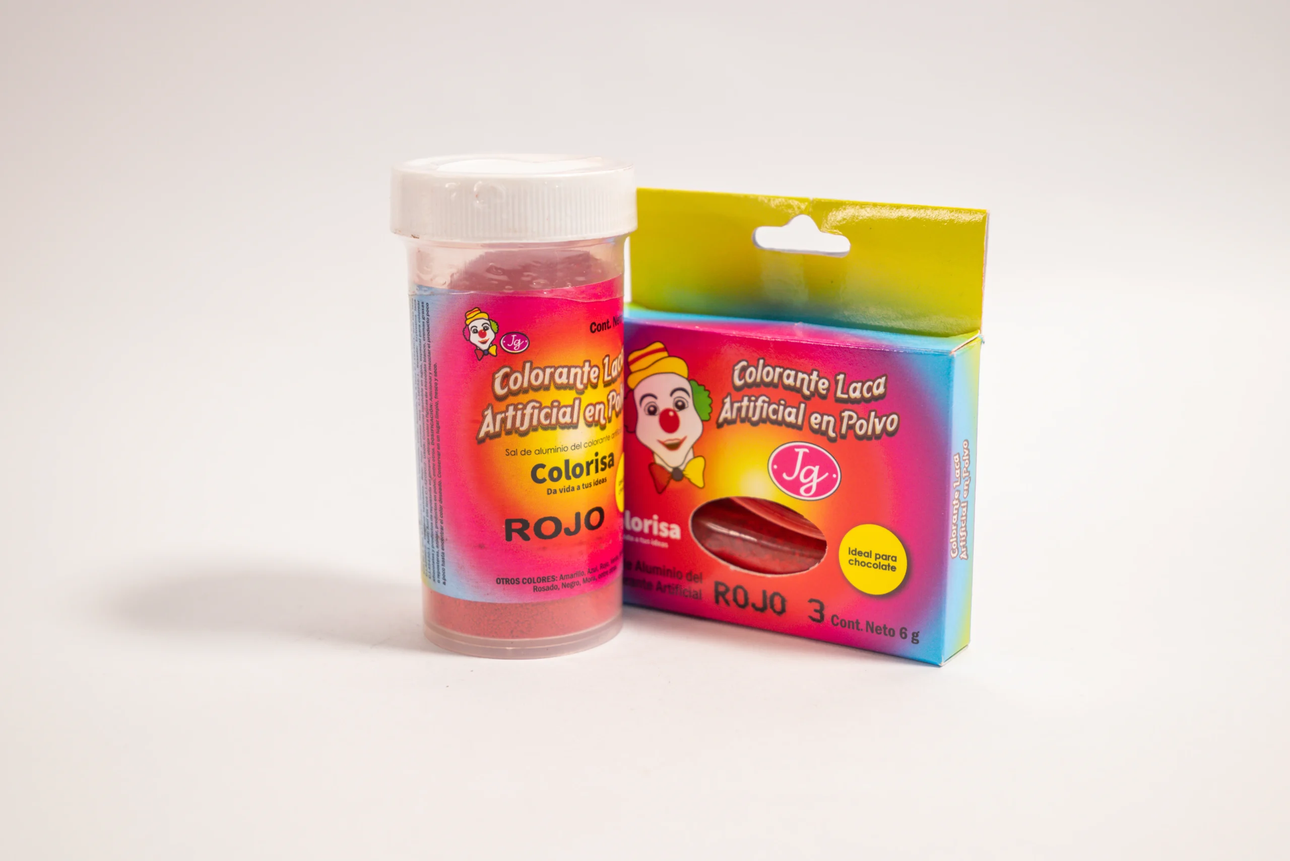 COLORANTE LACA ARTIFICIAL EN POLVO COLOR ROJO *25G COLORISA