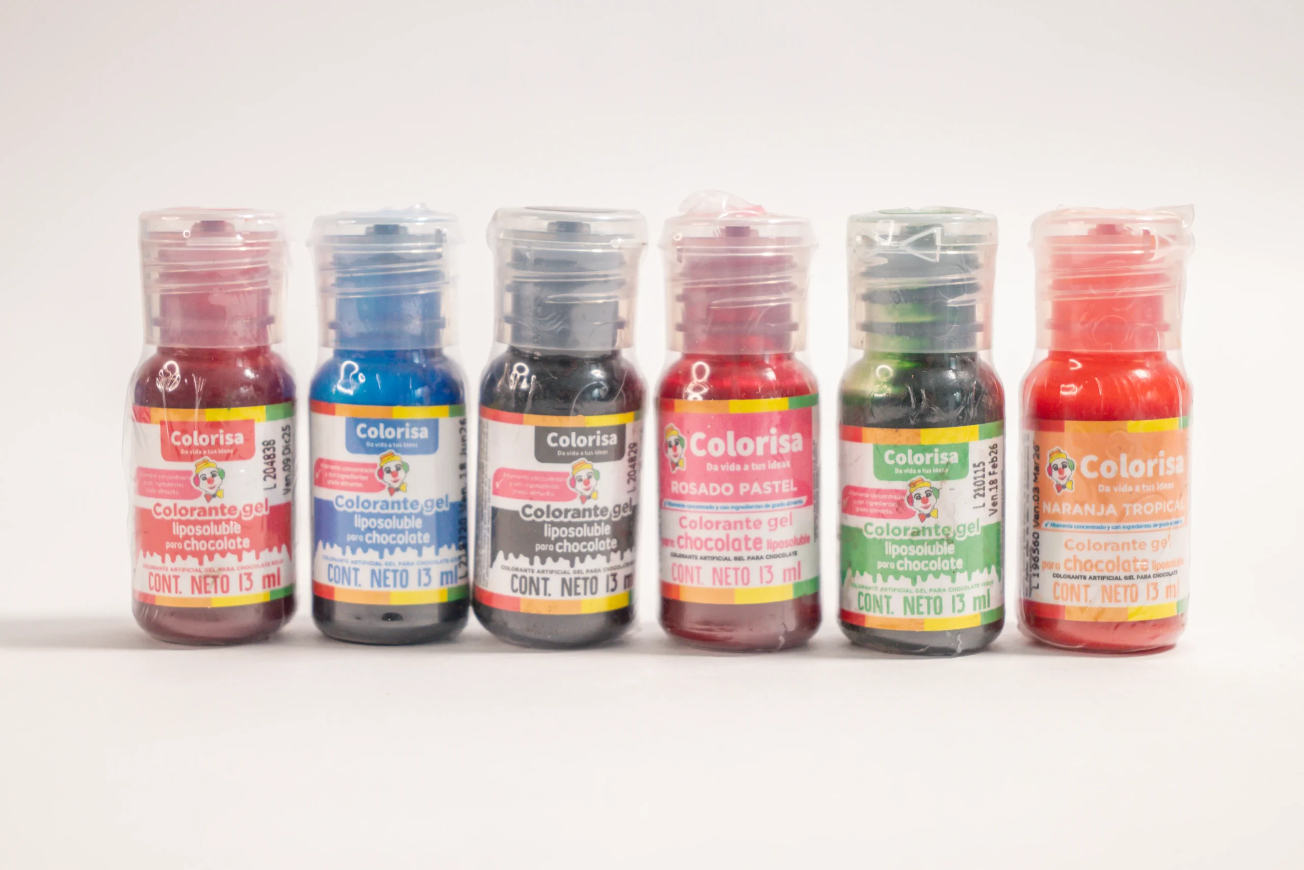 COLORANTE EN GEL LIPOSOLUBLE PARA CHOCOLOTE COLORISA *13ML - Imagen 2