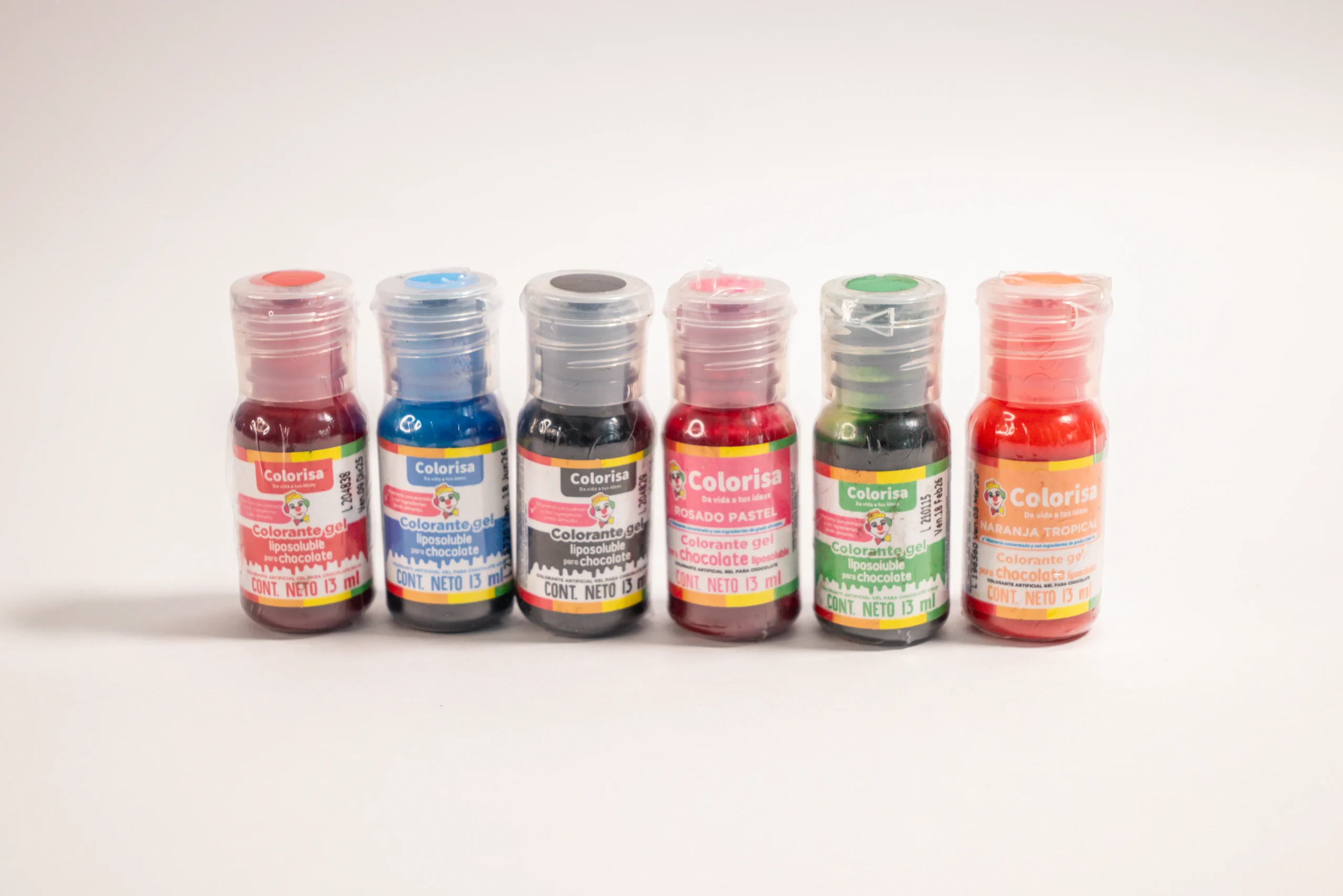 COLORANTE EN GEL LIPOSOLUBLE PARA CHOCOLOTE COLORISA *13ML