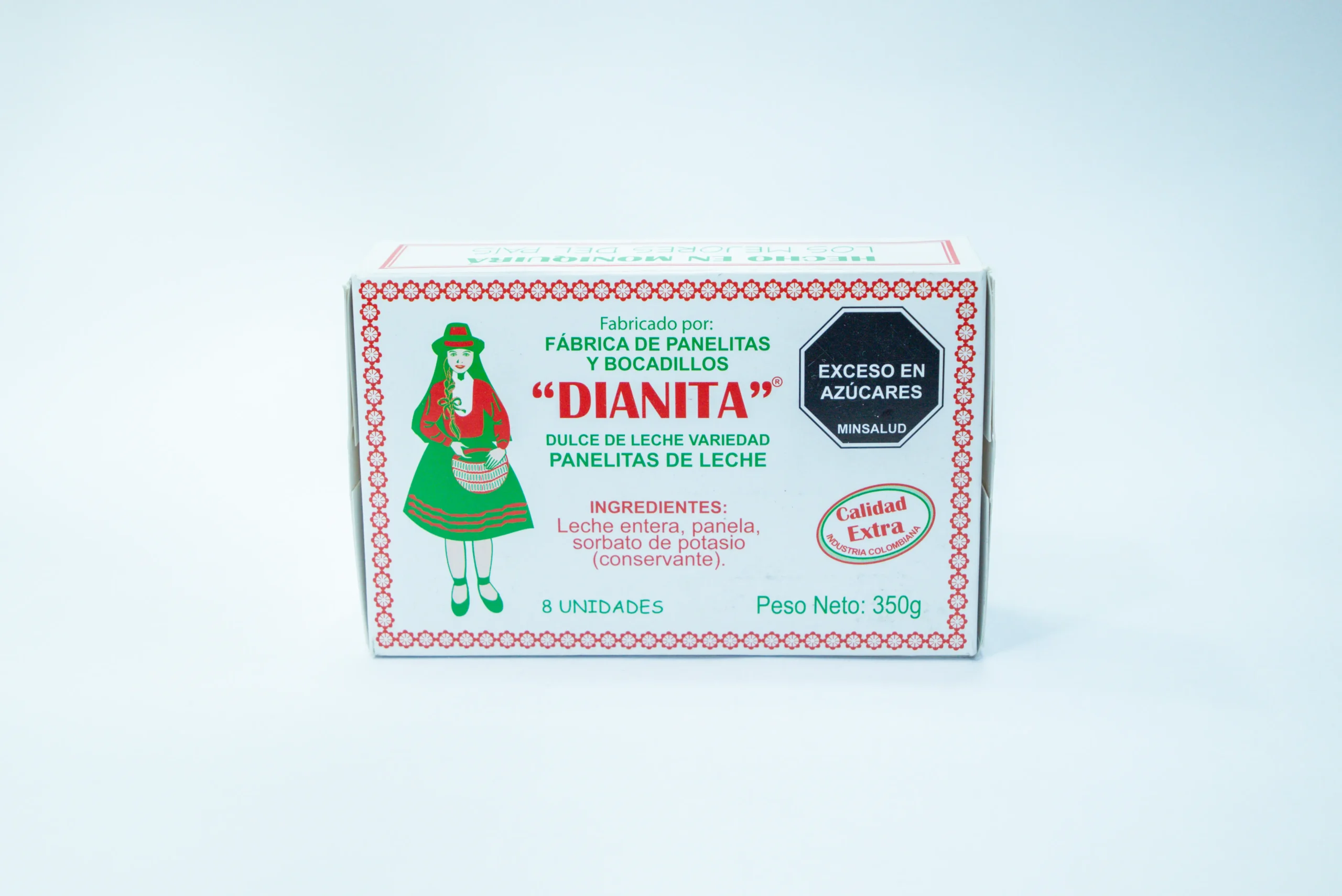 CAJA DE PANELITAS DIANITA *8 UNIDADES - Imagen 2