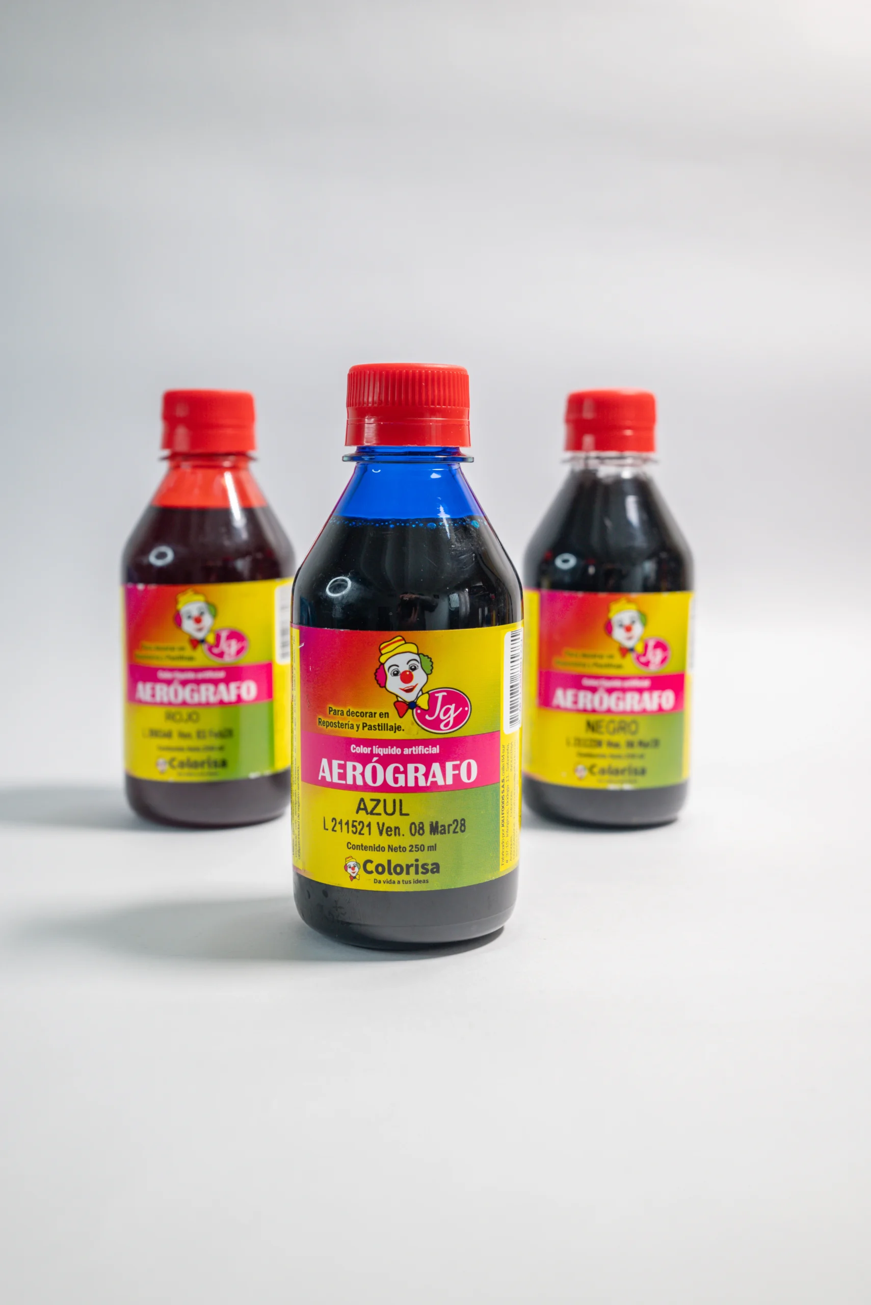 COLOR AEROGRAFO PARA ALIMENTO COLORISA 500ML - Imagen 2