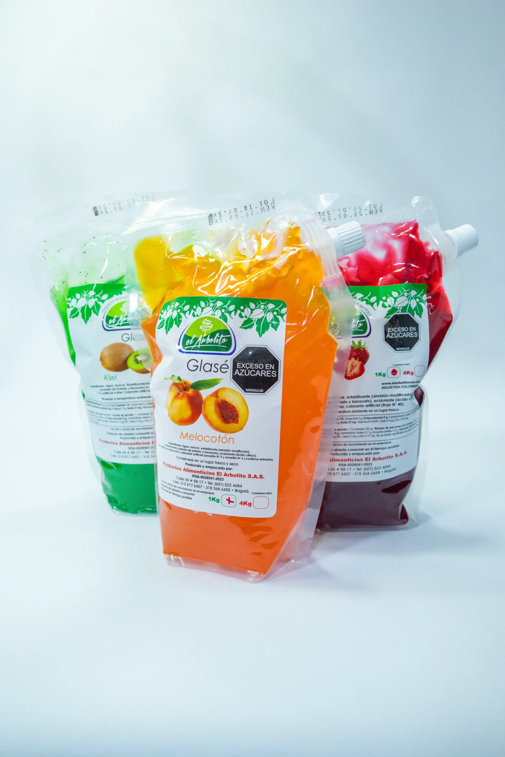 GLASÉ SABOR A MELOCOTON *1000G EL ARBOLITO